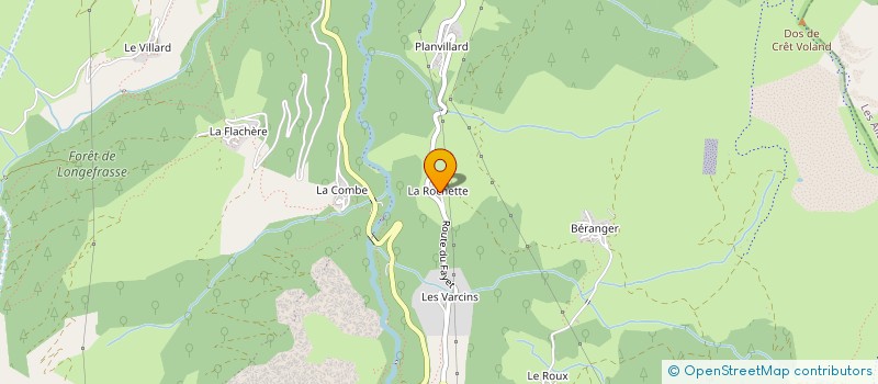 localisation de l'entreprise MONSIEUR GUILHEM PERRET  LES BELLEVILLE