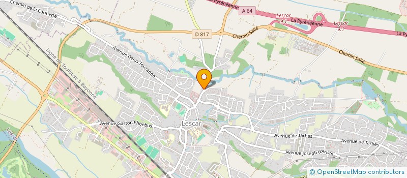 localisation de l'entreprise MONSIEUR GUILHEM PIERRE MASSEILLOU  LESCAR