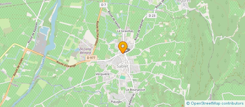 localisation de l'entreprise MONSIEUR GUILHEM PORSIN  SABLET