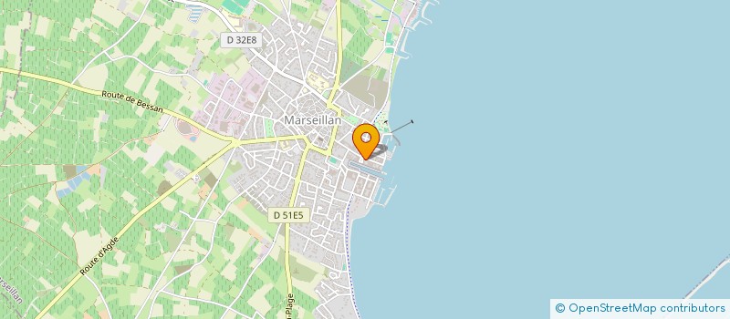 localisation de l'entreprise MONSIEUR GUILHEM POUJOL à MARSEILLAN
