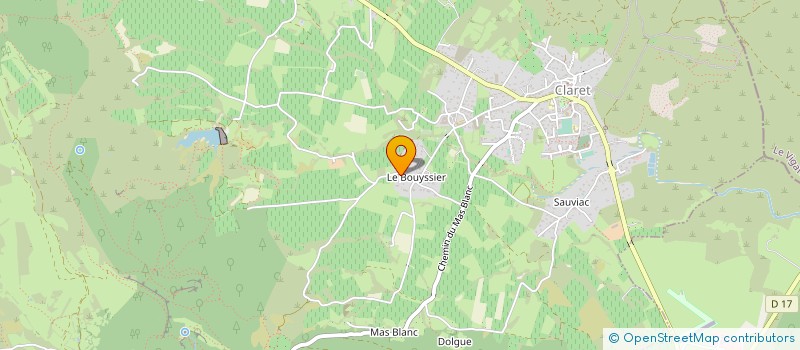 localisation de l'entreprise MONSIEUR GUILHEM PUJOLS  CLARET