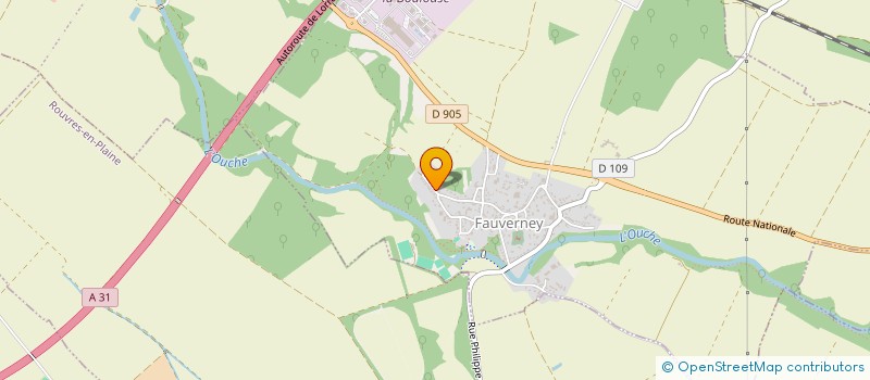 localisation de l'entreprise MONSIEUR GUILHEM RAQUIN  FAUVERNEY