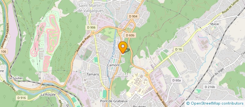 localisation de l'entreprise MONSIEUR GUILHEM ROUBAUD  SAINT-MARTIN-DE-VALGALGUES