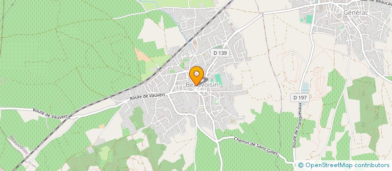localisation de l'entreprise MONSIEUR GUILHEM RUNEL à BEAUVOISIN
