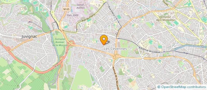 localisation de l'entreprise MONSIEUR GUILHEM SALVI à MONTPELLIER