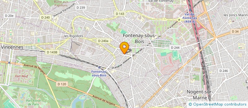 localisation de l'entreprise MONSIEUR GUILHEM SCHILTZ à FONTENAY-SOUS-BOIS