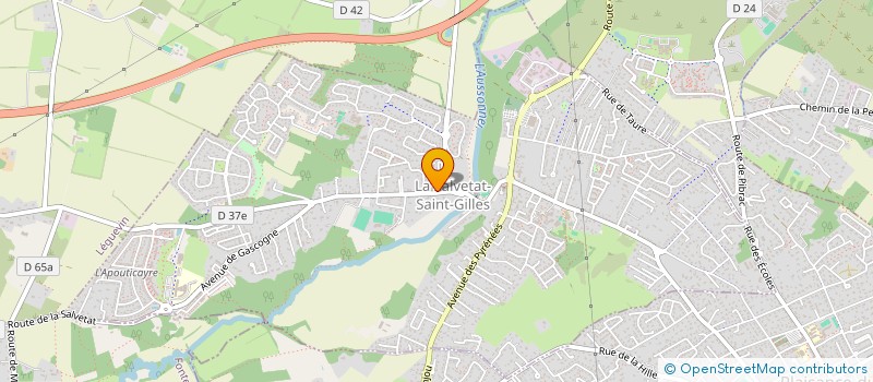 localisation de l'entreprise MONSIEUR GUILHEM SILHOL  LA SALVETAT-SAINT-GILLES