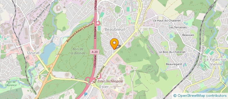 localisation de l'entreprise MONSIEUR GUILHEM SOUCHAUD à LIMOGES