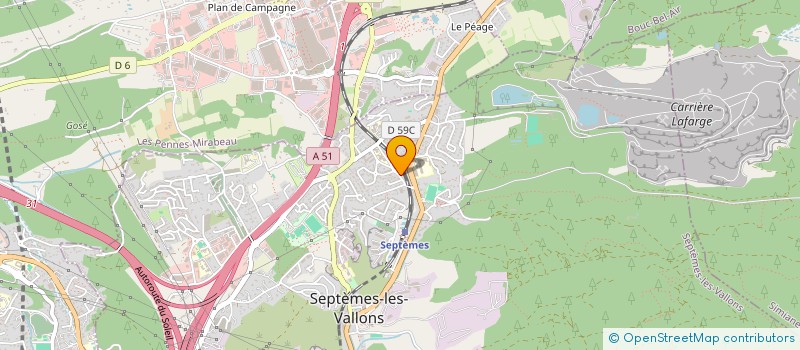 localisation de l'entreprise MONSIEUR GUILHEM TEYSSEDRE à SEPTEMES-LES-VALLONS