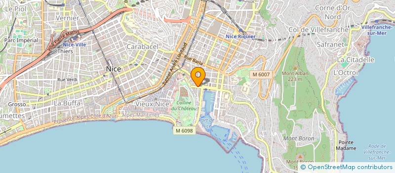 localisation de l'entreprise MONSIEUR GUILHEM TOUZELLIER à NICE