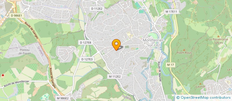 localisation de l'entreprise MONSIEUR GUILHEM TRAUCHESSEC  MONTFERRIER-SUR-LEZ