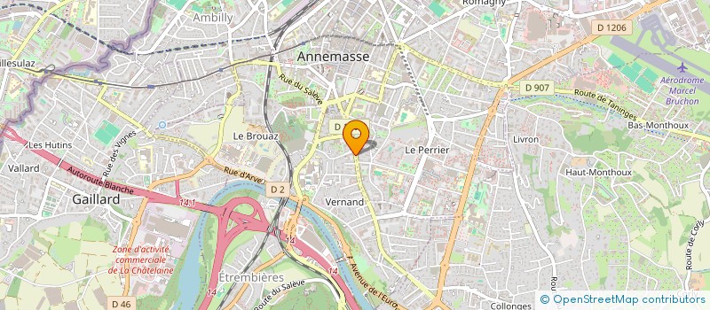 localisation de l'entreprise MONSIEUR GUILHEM VALLIER  ANNEMASSE