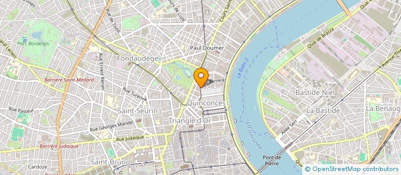 localisation de l'entreprise MONSIEUR GUILHEM VERGNET  BORDEAUX