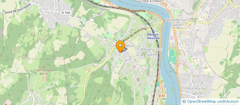 localisation de l'entreprise MONSIEUR GUILHEM VINET  CURIS-AU-MONT-D'OR