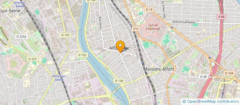 localisation de l'entreprise MONSIEUR GUILHERME DA SILVA GODINHO  ALFORTVILLE