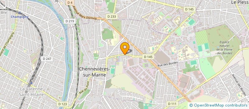 localisation de l'entreprise MONSIEUR GUILHERME DOS SANTOS BATISTA  CHENNEVIERES-SUR-MARNE