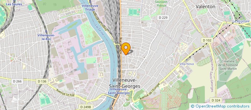 localisation de l'entreprise MONSIEUR GUILHERME MONTI  VILLENEUVE-SAINT-GEORGES