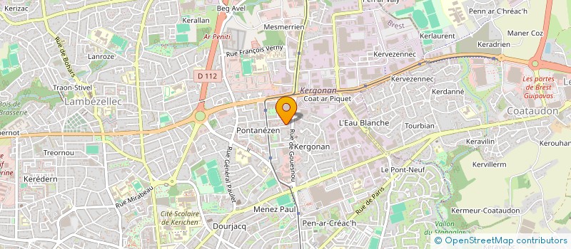 localisation de l'entreprise MONSIEUR GUILHERME RAMALHO ANTUNES à BREST