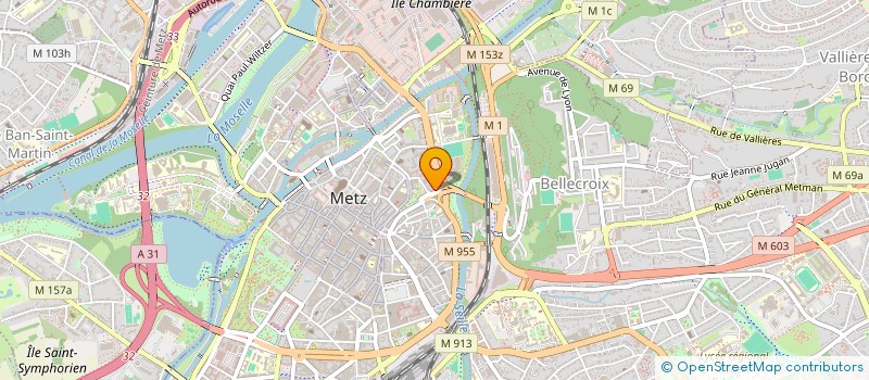 localisation de l'entreprise MONSIEUR GUILHERME RIBEIRO TEIXEIRA  METZ