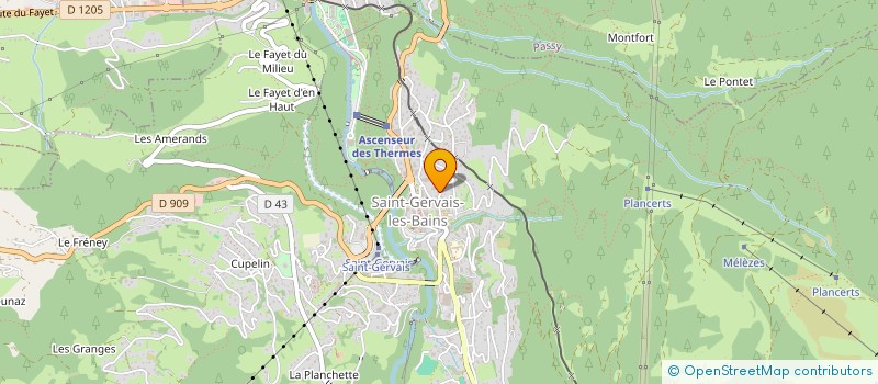 localisation de l'entreprise MONSIEUR GUILHERME SPADINGER  SAINT-GERVAIS-LES-BAINS