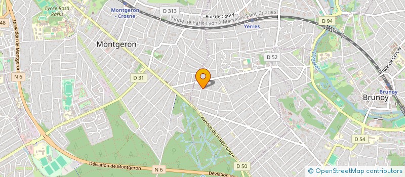 localisation de l'entreprise MONSIEUR GUILHERMY GUILHERMY  YERRES