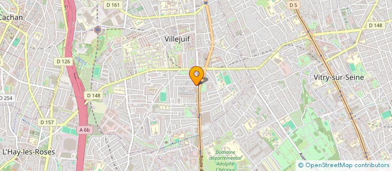 localisation de l'entreprise MONSIEUR GUILIEN NGADJIE NEMATCHOUA  VILLEJUIF