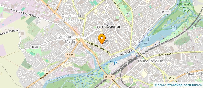 localisation de l'entreprise MONSIEUR GUILIO RANDRIAMARO à SAINT-QUENTIN