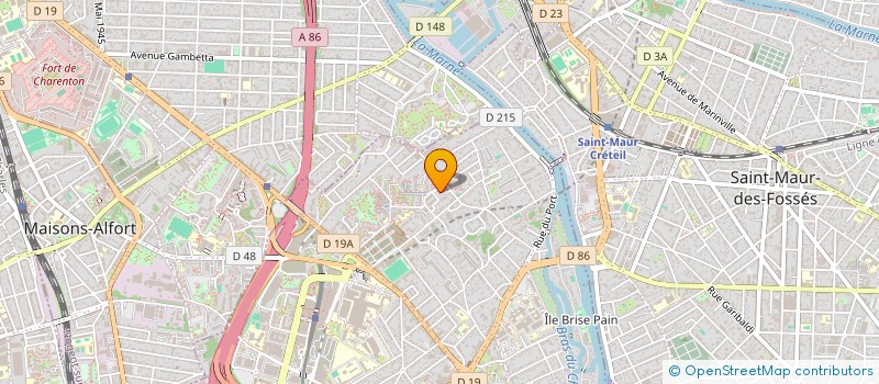 localisation de l'entreprise MONSIEUR GUILITE LONGOMO BESANGE  CRETEIL