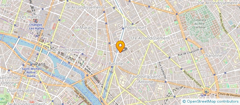 localisation de l'entreprise MONSIEUR GUILLAAME CHOPIO  PARIS