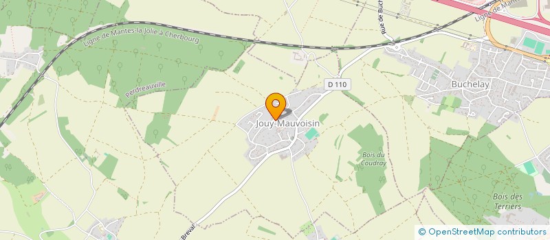 localisation de l'entreprise MONSIEUR GUILLAIN CRESTE  JOUY-MAUVOISIN