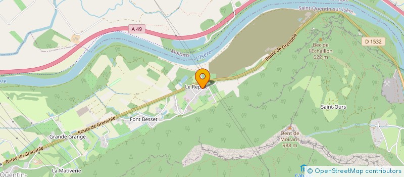 localisation de l'entreprise MONSIEUR GUILLAIN DROPSY  SAINT-QUENTIN-SUR-ISERE