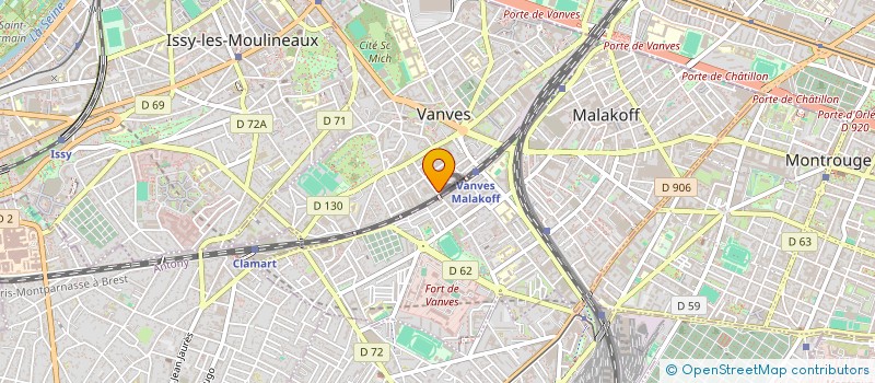localisation de l'entreprise MONSIEUR GUILLAIN GENEST à VANVES