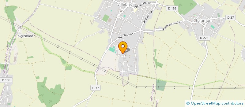 localisation de l'entreprise MONSIEUR GUILLAIN POULTIER  VILLEBLEVIN