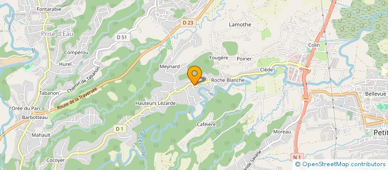 localisation de l'entreprise MONSIEUR GUILLAM BARROS à PETIT-BOURG