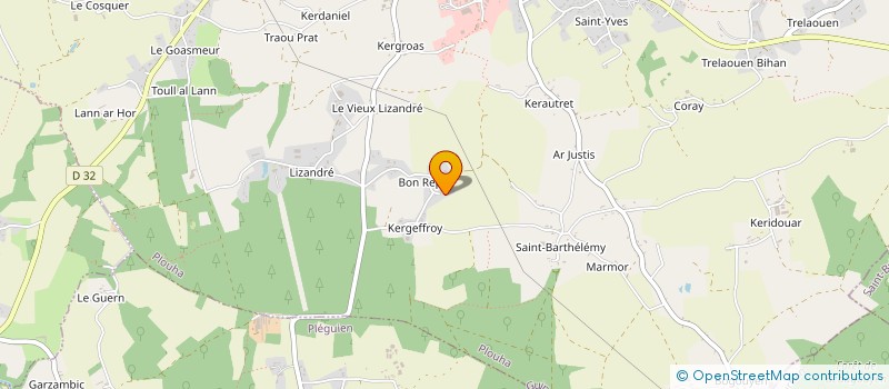 localisation de l'entreprise MONSIEUR GUILLAUME ABEL  PLOUHA