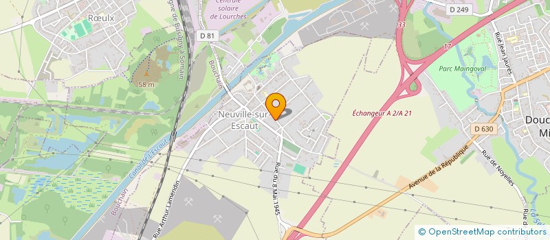 localisation de l'entreprise MONSIEUR GUILLAUME ACART  NEUVILLE-SUR-ESCAUT