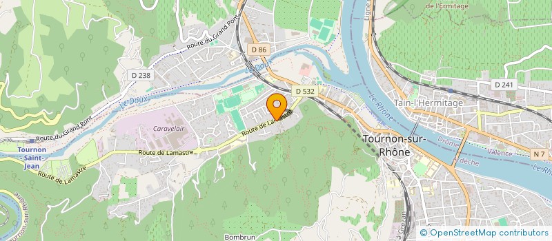 localisation de l'entreprise MONSIEUR GUILLAUME ACHARD à TOURNON-SUR-RHONE