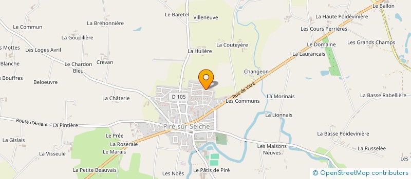 localisation de l'entreprise MONSIEUR GUILLAUME ACHE  PIRE-CHANCE