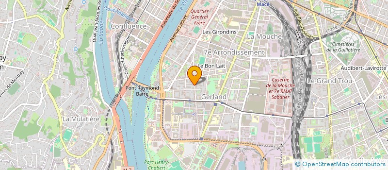 localisation de l'entreprise MONSIEUR GUILLAUME ACKERER  LYON