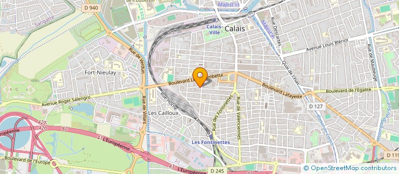 localisation de l'entreprise MONSIEUR GUILLAUME ADMONT  CALAIS