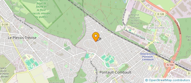 localisation de l'entreprise MONSIEUR GUILLAUME AFONSO à PONTAULT-COMBAULT