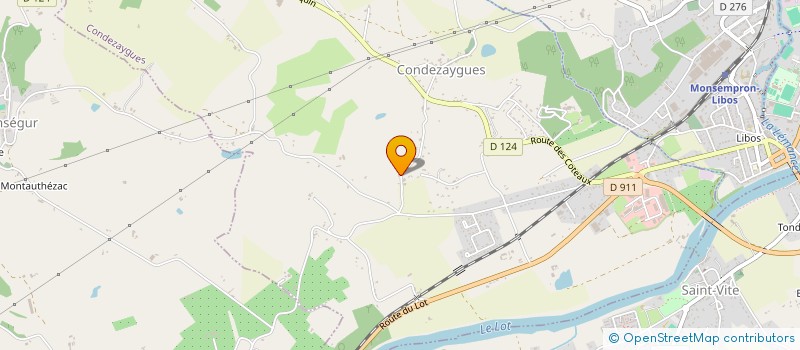 localisation de l'entreprise MONSIEUR GUILLAUME AGELOU  CONDEZAYGUES