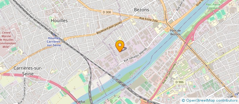 localisation de l'entreprise MONSIEUR GUILLAUME AGRICE  BEZONS