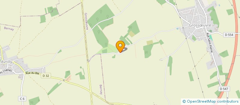 localisation de l'entreprise MONSIEUR GUILLAUME AILLET  GROSSOEUVRE