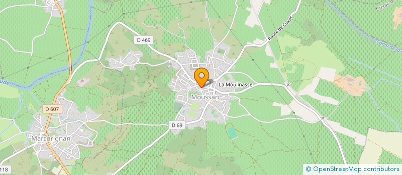 localisation de l'entreprise MONSIEUR GUILLAUME ALAZET  MOUSSAN