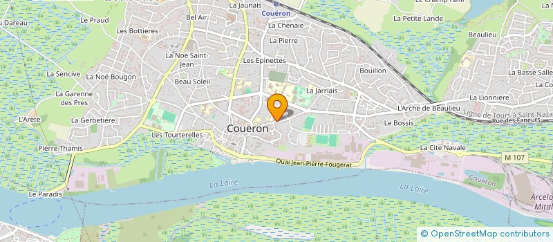 localisation de l'entreprise MONSIEUR GUILLAUME ALCANTARA à COUERON