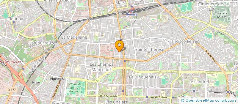 localisation de l'entreprise MONSIEUR GUILLAUME ALEXANDRE  RENNES