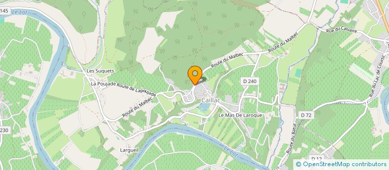 localisation de l'entreprise MONSIEUR GUILLAUME ALEXANDRON  CAILLAC