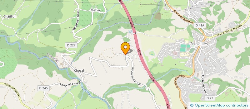 localisation de l'entreprise MONSIEUR GUILLAUME ALHERITIERE  CRUSEILLES