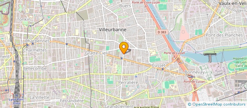 localisation de l'entreprise MONSIEUR GUILLAUME ALLEMAND  VILLEURBANNE